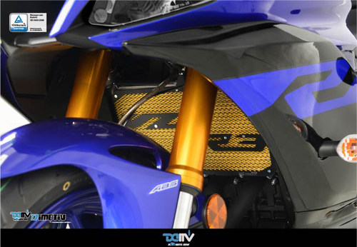 德国 Dimotiv 适用YAMAHA雅马哈 YZF R3 造型款散热水箱护网 DMV
