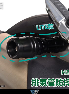 德国 DIMOTIV KAWASAKI 川崎 H2 SX 排气管防倒防摔球 DMV