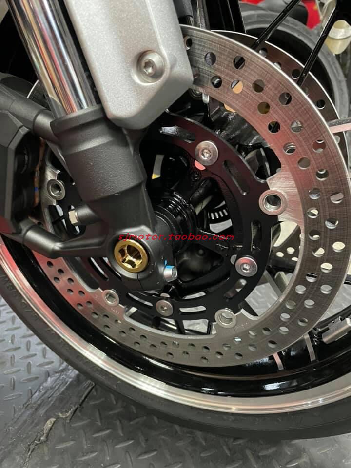 台湾MAPD 适用川崎Z900/RS 改装铝合金锻造轻量化前后轮毂中轴心