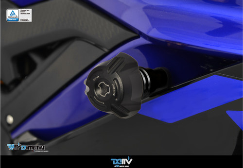 德国 DIMOTIV 适用YAMAHA雅马哈 YZF R3 E款车身防倒防摔球 DMV