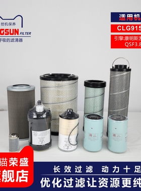 滤清器适配柳工915D挖机柴滤空滤131-8822吸油回油先导滤53C0250