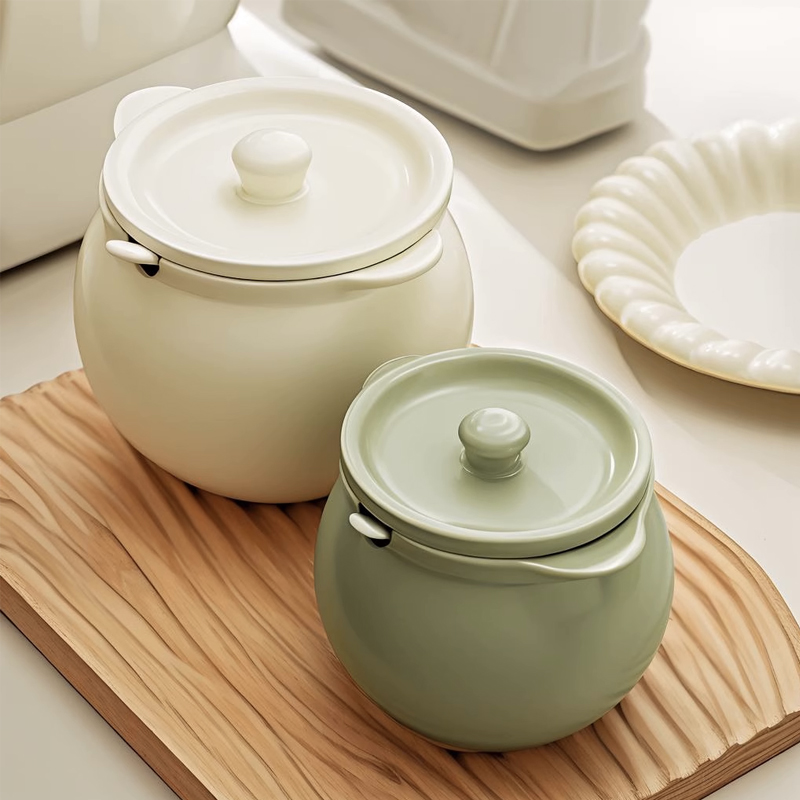 速发猪油罐油用耐高温油罐陶瓷装荤家辣椒油红油子罐厨房容器辣子