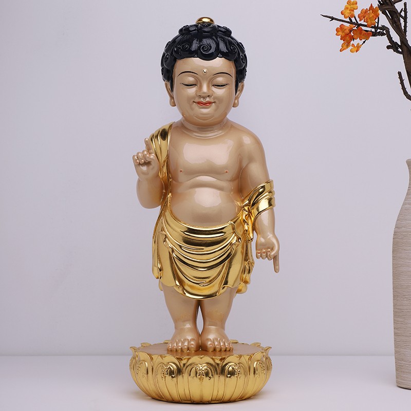 速发太浴佛浴佛佛像纯铜释迦牟尼佛佛诞日子佛节寺法院会居家礼佛