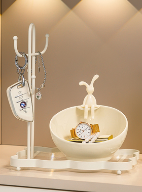 速发入户进门口玄关摆件收纳盒杂物家盒居轻饰装奢高级感