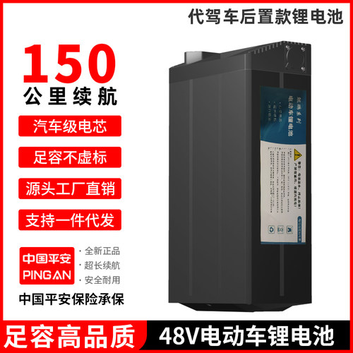 得胜电动车锂电池48V自行车电瓶