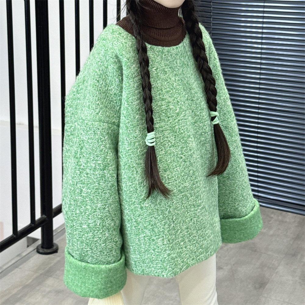 TOUKIDS女童新年衣服拜年服毛呢外套新年战袍2025加厚洋气时髦,童装/婴儿装/亲子装,呢大衣,淘宝优惠券,粉丝福利购,淘宝优惠卷