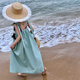 TOUKIDS女童海边度假夏连衣裙公主潮童装 洋气时髦奶油风沙滩裙子