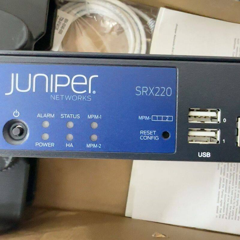 瞻博Juniper SRX220H 企业防火墙 路由器全千兆