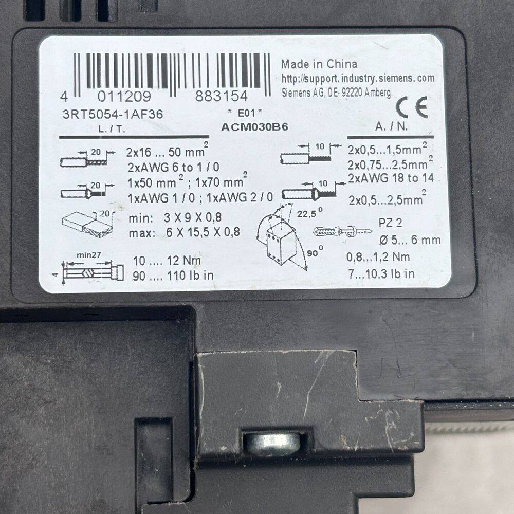 接触器 3RT5054-1AF36