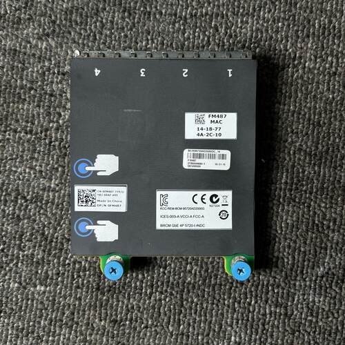 0FM487 四口千兆网卡  适用于R620