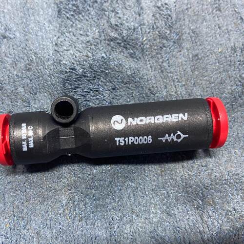 Norgren诺冠 T51P0006 单向阀 止回阀 实物图