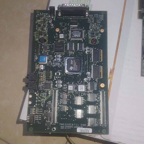 TI TMS320C6711 DSP开发板 DSK板子 拆机