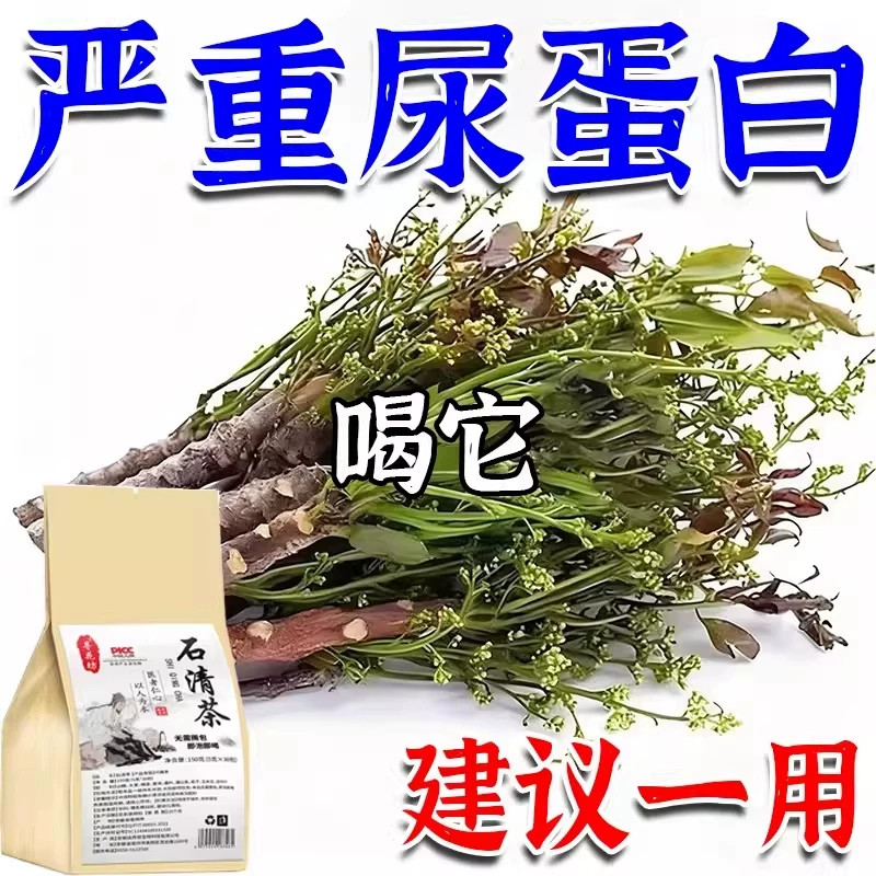 非治疗尿蛋白的药尿泡沫多不容散尿骚尿黄浑浊异味降尿蛋白成人茶