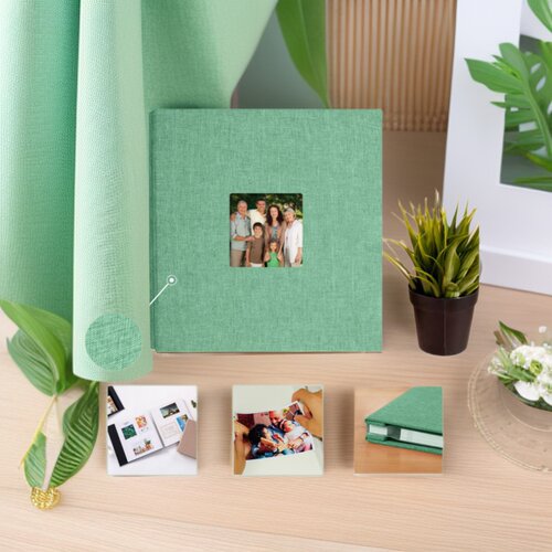 曼妮彩 新品16寸diy自粘胶相册 Photo album  儿童成长 批发 跨境