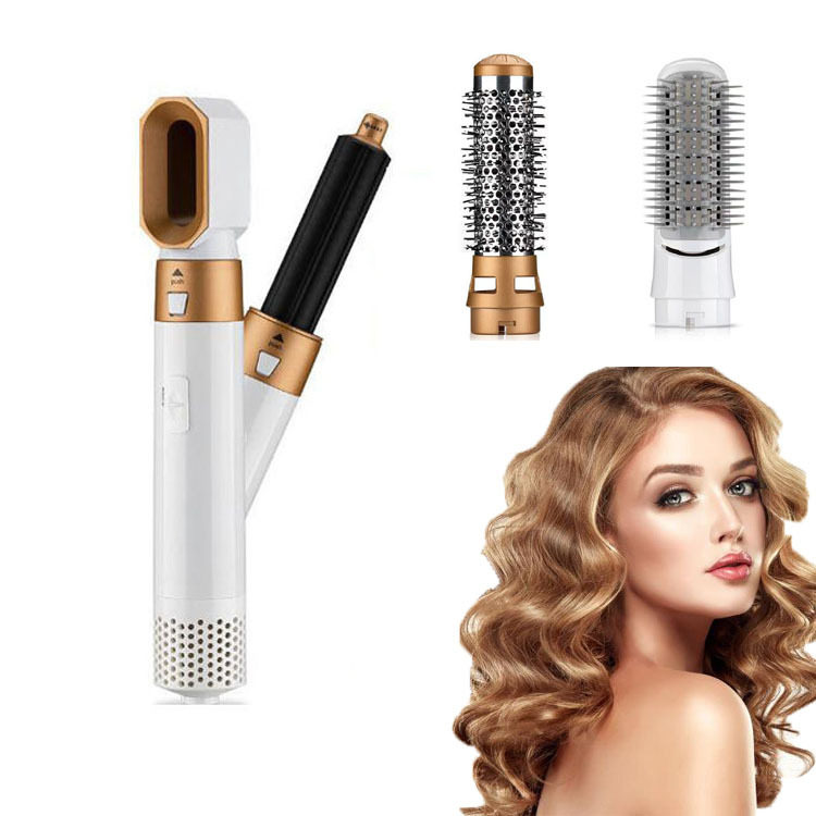 跨境五合一干发梳造型卷发棒吹风吹头发护发自动卷发棒,个人护理/保健/按摩器材,卷/直发器,淘宝优惠券,粉丝福利购,淘宝优惠卷