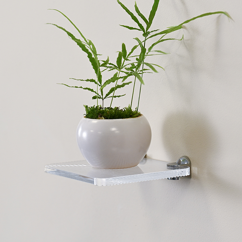 亚克力打孔置物架现代轻奢风