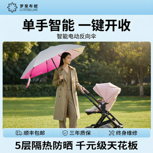 用上了「电动伞」可不只是自动伞