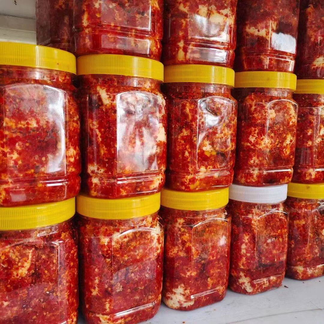 红豆腐霉豆腐乳不油泡陕南安康土特产农家纯手工石泉汉阴岚皋商用