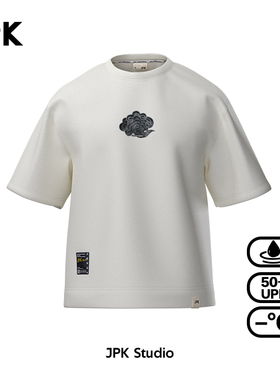 t恤祥云中国风小众原创国潮潮索罗娜凉感短袖大码宽松男士筋斗云