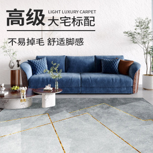 地毯客厅大面积现代简约茶几毯家用免洗床边毯地垫卧室ins北欧风
