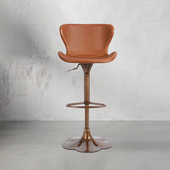 吧台椅家用轻奢复古升降吧椅椅子旋转酒吧椅子吧凳子高脚凳7610