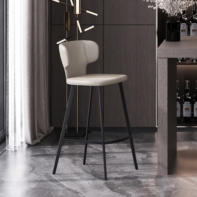 高脚凳子吧台椅子家用轻奢岛台中倒台现代简约设计师款欧美式7136