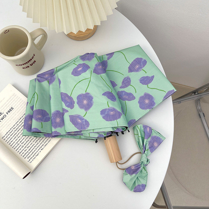 拥抱夏天ins雨伞防晒防紫外线遮阳伞全自动防风折叠伞便携太阳伞