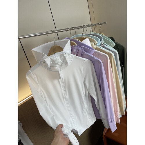 UPF50+！夏季男士外贸情侣款大帽檐冰感科技百搭防晒外套皮肤衣潮