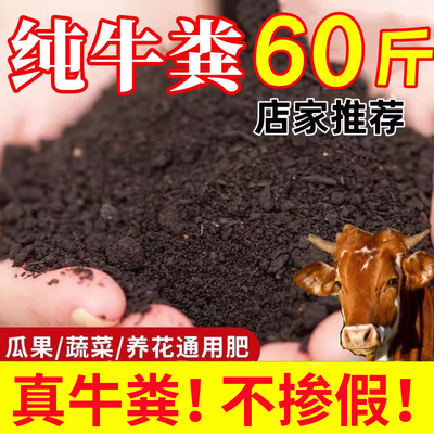 牛粪发酵有机肥种菜专用土阳台
