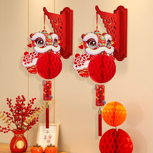 2026新年挂饰灯笼春节挂件房门