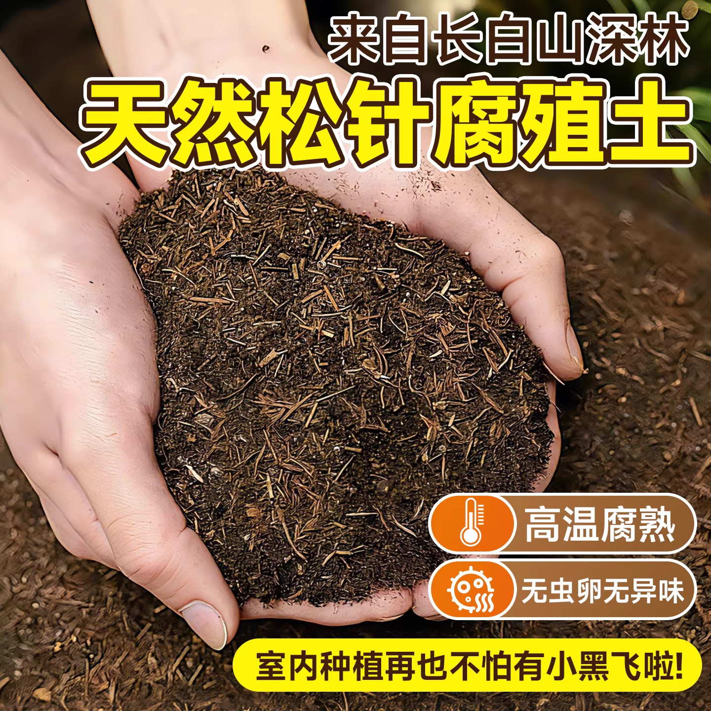 松针腐殖土天然腐叶腐熟纯君子兰花多肉泥炭营养土养花通用专用土
