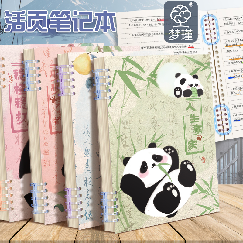 初中生活页本b5笔记子熊猫系列