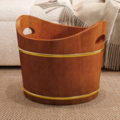 可手提泡脚桶木质泡脚木桶家用实木泡脚盆足浴盆洗脚盆洗脚桶木桶