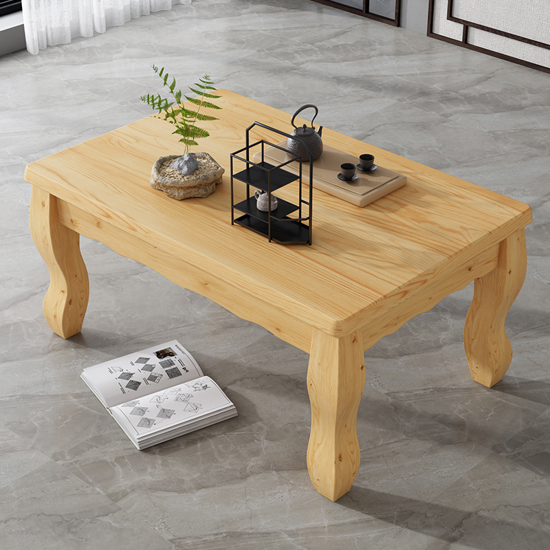 香柏木炕桌中式榻榻米桌子飘窗桌床边小茶几电脑桌卧室小桌子家用