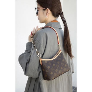 优草坊正品老花女包新款小众设计高品质腋下包购物袋时尚百搭单肩