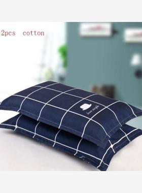 1pcs cotton bed set bedding color plain pillow case 47X74cm