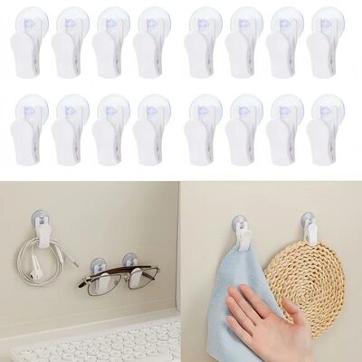 Suction cup type seamless adhesive hook clip, a multifunctio