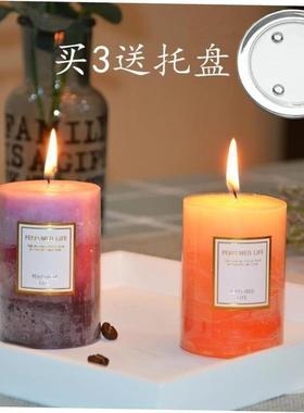 Essential Oil Scented Candles Smoked Incense Fragrance Slee1