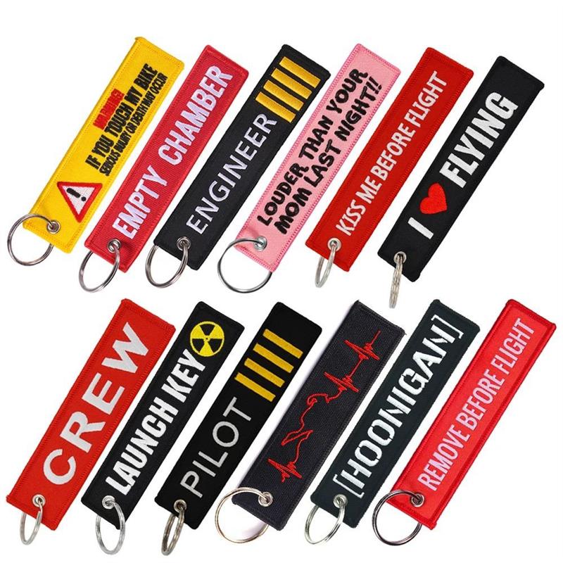 1 PC Wholesale Aviation Keychain Remove Before Flight Both