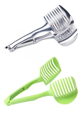 Alloy Handheld Slicer for Fruits Tomato Potato Onion Lemon V