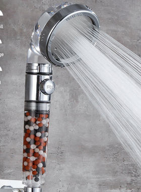 3 Modes SPA Ion Filter Shower Head High Pressure Saving Wate