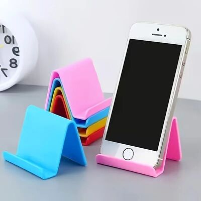 3pcs Random Color Desktop Phone Stand, Creative Bedside Desk