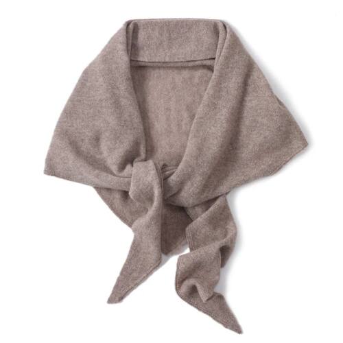 100%Wool Large Triangle Scarf Shawl for Women Winter Autumn