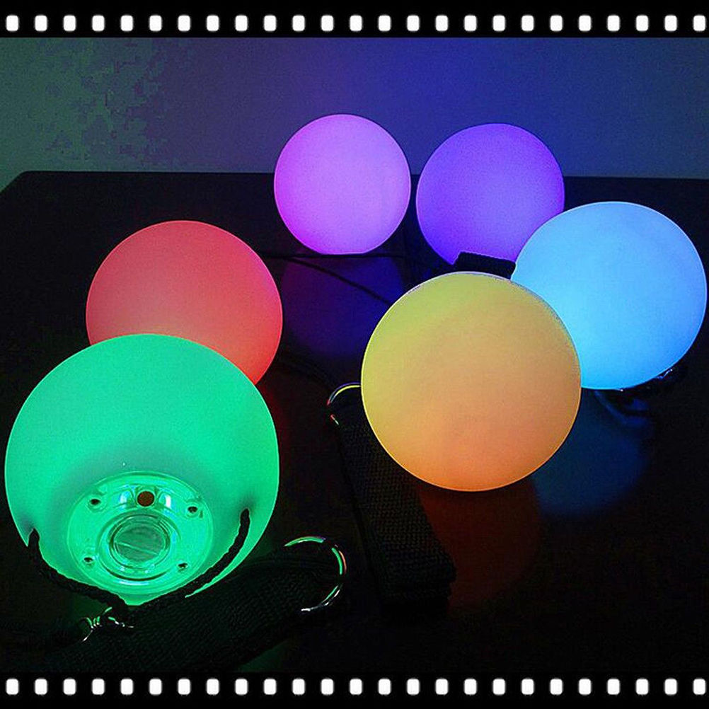 1PC LED POI Thrown Balls for Professional Belly Dance Level