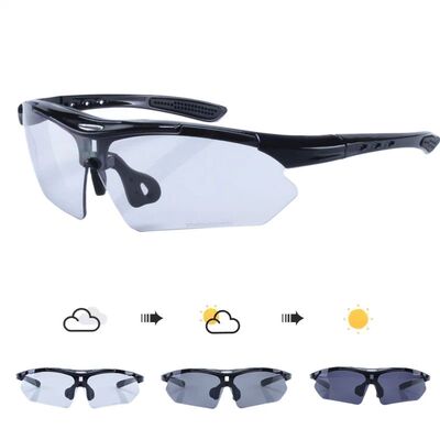 Cycling Photochromic Sunglasses Auto Discoloration Glasses M