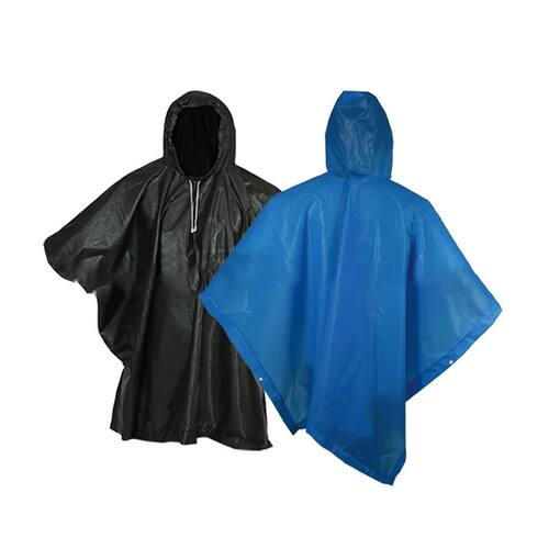 Outdoor Raincoat Hooded Sleeve Waterproof Rain Poncho Motorc