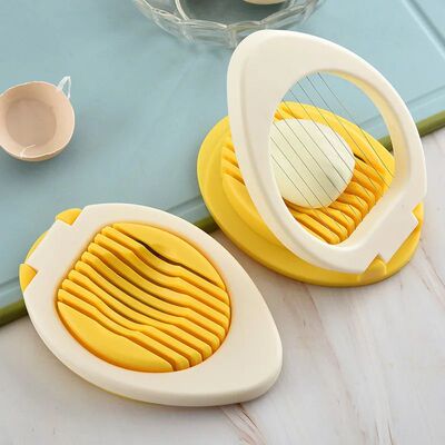 1pc Stainless Steel Multi-purpose Egg Cutter Light and Conve