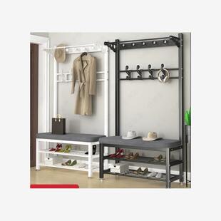 Porch coat rack floor shoe rack cabinet coat hanger衣帽架