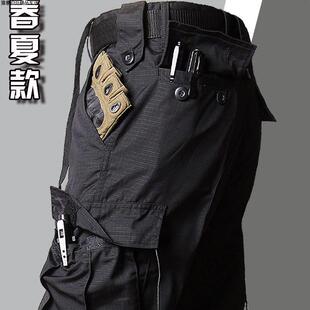 G3黑色保安作训裤薄款战术直筒长裤体能通勤特种兵多口袋男工臻品