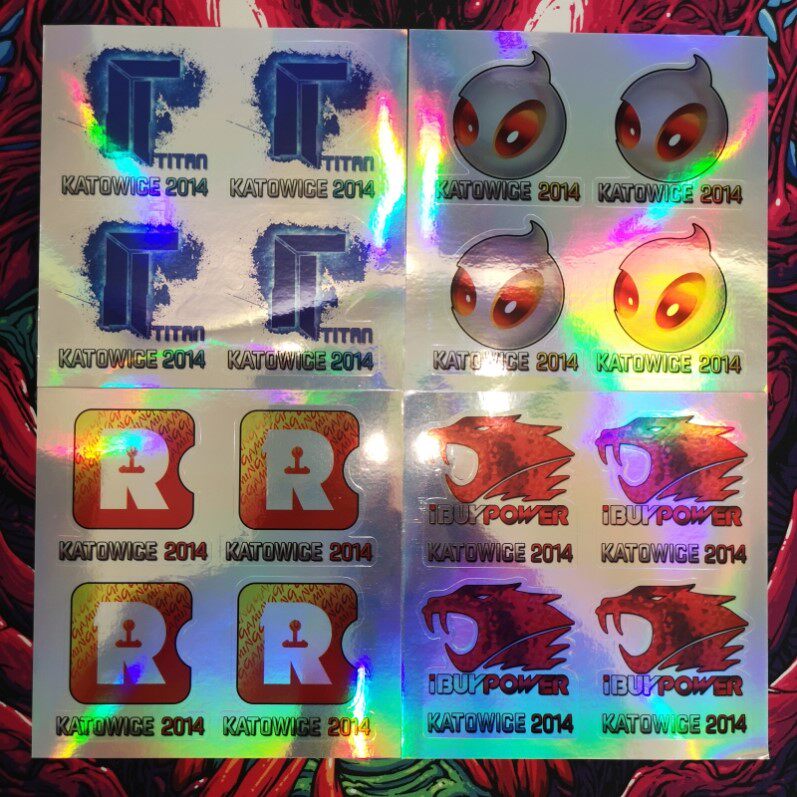 游戏周边csgo贴纸印花csgo全息贴纸泰坦反恐精英周边实体防水泰坦